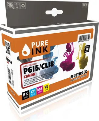 Produktbild von pureINK CA5-8MP4 CMYK Druckerpatrone für Canon Drucker