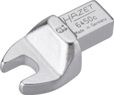 Produktbild von Hazet Einsteck-Maulschlüssel 6450C-9 - Einsteck-Vierkant 9 x 12 mm - Außen-Sechskant P | 6450C-9