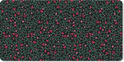 Produktbild von MuchoWow® Schreibtischunterlage Blumen - Garten - Muster 80x40 cm - XXL Mauspad - Gaming Mauspad