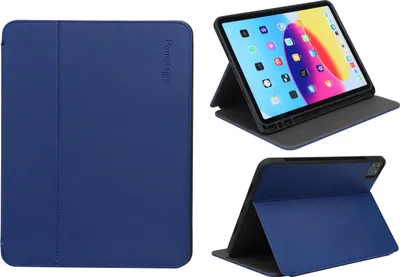 Produktbild von Pomologic BookFolio - Schutzhülle für iPad Air 4./5. Generation, iPad Pro 11" 3./4. Generation (Marineblau)