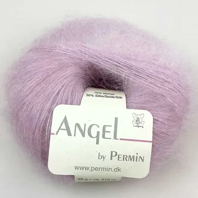 Image de Angel by Permin – Fil de soie et mohair pour enfants de luxe (70/30) (104 lavande)