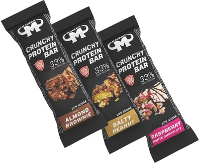 Produktbild von Mammut Nutrition - Crunchy Protein - Mix Box - 12 x 45 g Riegel