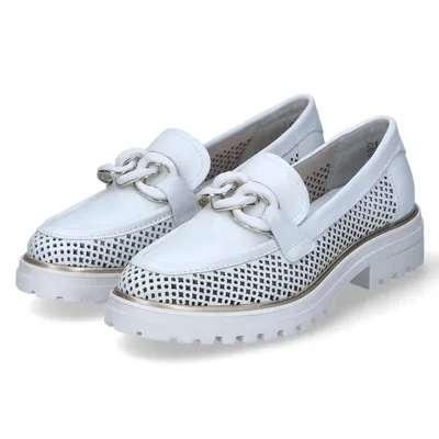 Produktbild von Tamaris Damen Slipper/ Loafer Weiß GlattlederGröße:39