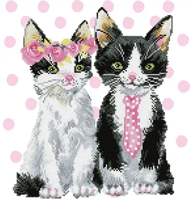 Produktbild von Diamond Dotz Mr & Mrs Pink, Junge/Mädchen, Erwachsener, Mr & Mrs Pink, Mehrfarbig, 13137 Stück(e), 420 mm