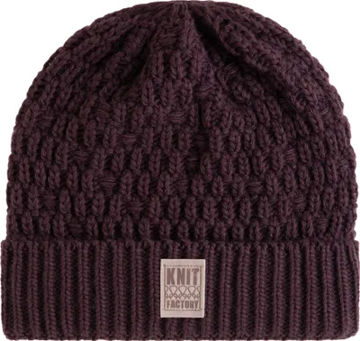 Produktbild von Knit Factory Jaida Mütze - Aubergine - One Size