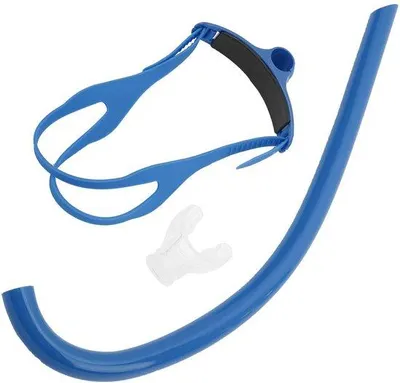Productafbeelding van Snorkelset voor volwassenen - Blauwe, verstelbare snorkel - Geschikt voor duiken