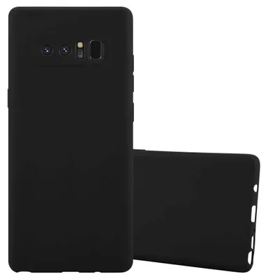Immagine prodotto di Cadorabo custodia per Samsung Galaxy NOTE 8 custodia protettiva in nero custodia per telefono cellulare TPU silicone custodia cover