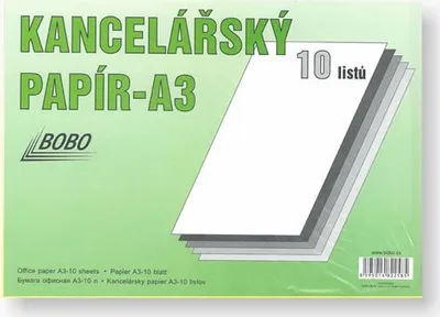 Obrázok produktu pre Kancelársky papier A3, 70 g, 10 listov