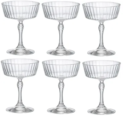 Image de Bormioli Rocco Verre à cocktail Amérique des années 1920 270 ml - 6 pièces