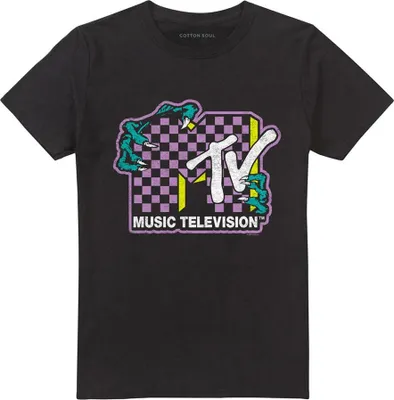 Produktbild von MTV - T-Shirt für Herren/Damen Uni, Logo TV28737 (M) (Schwarz)