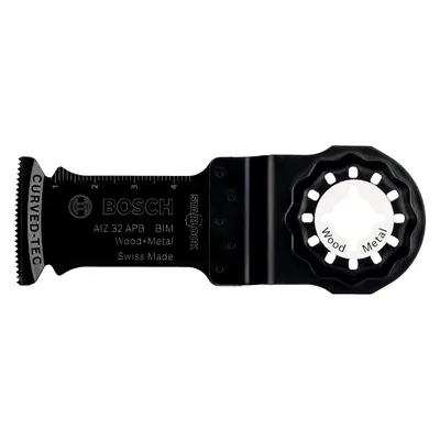 Zdjęcie produktu dla Bosch Starlock - Brzeszczot do cięcia wgłębnego do drewna i metalu, AIZ 32 APB, 50 x 32 mm