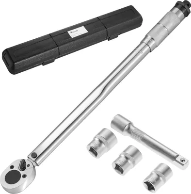 Produktbild von Drehmomentschlüssel Set 5-tlg. - silber