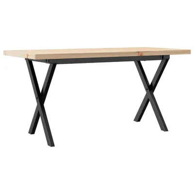 Zdjęcie produktu dla Stolik kawowy z nogami w kształcie litery X, 100x50x45,5 cm