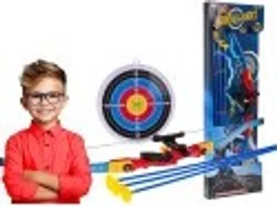 Immagine prodotto di arco sportivo giocattolo + frecce + bersaglio SHOOTER KIT per bambini