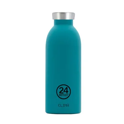 Produktbild von 24Bottles Clima, 500 ml, Tägliche Nutzung, Fitness, Wandern, Blau, Edelstahl, Erwachsener, Edelstahl