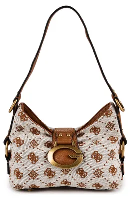 Produktbild von Guess Camden Mini - Schultertasche 23 cm (cognac logo)