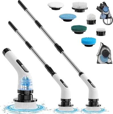 Produktbild von Elektrische schoonmaakborstel - Draadloos - Ergonomisch ontwerp - Voor alle oppervlaktes - 7 opzetstukken und Accessoires