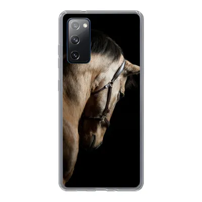Produktbild von MuchoWow® Handyhülle Schutzhülle Hülle für Samsung Galaxy S20 FE Pferde - Halfter - Schwarz Silikon Softcase Handy Hülle - Abdeckung