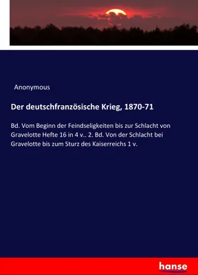 Produktbild von Der deutschfranzösische Krieg, 1870-71