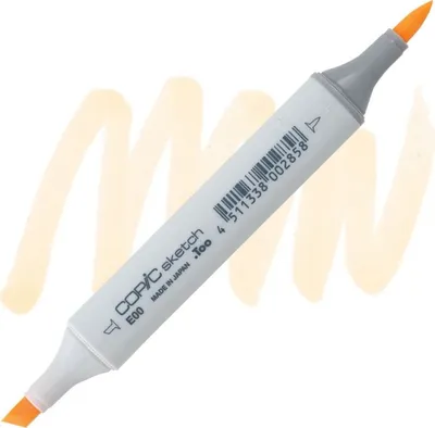 Image de COPIC Sketch double face Pinceau & Ciseau, E00 Perle de coton
