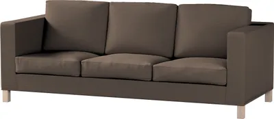 Produktbild von Dekoria Bezug für Karlanda 3-Sitzer Sofa nicht ausklappbar, kurz, braun, Bezug für Karlanda 3-Sitzer, kurz