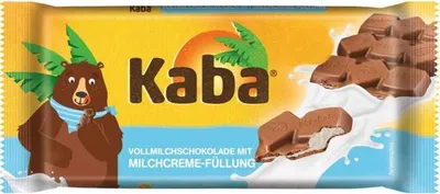 Produktbild von Kaba Vollmilchschokolade Tafel mit Milchcreme-Füllung Packung 90g