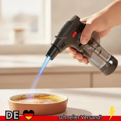 Produktbild von 4er-Pack Brennerfeuerzeuge Winddichte Feuerzeuge Butangasfeuerzeuge