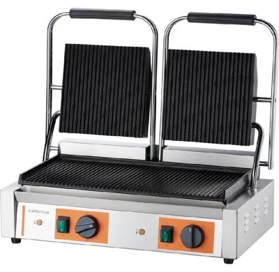 Productafbeelding van Dubbele contactgrill CATERINA - 570x360x200mm - 3,6 kW