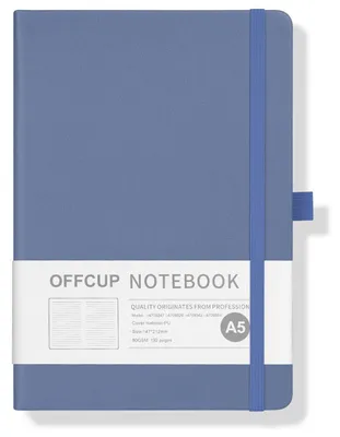 Produktbild von Notizbuch A5 Liniert Hardcover 192 Seiten Blau 80 g/m² Papier