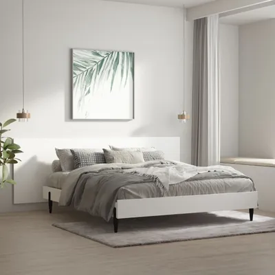 Produktbild von "2026 Promotion" Wand-Kopfteil Weiß 240x1,5x80 cm Holzwerkstoff - Bettkopfteil CC27497
