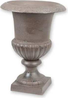 Produktbild von Casa Padrino Barock Garten Deko Blumentopf Braun H. 43 cm - Prunkvoller Pflanzentopf im Barockstil - Barock Garten & Terrassen Deko Accessoires