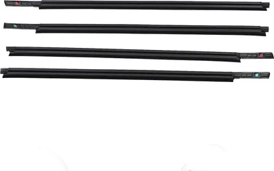 Productafbeelding van 4 stuks afdichtingsstrips voor autoruiten, sterke afdichting, water- en stofwerend, vermindert geluid, artikelnummer 83821 56K00 000, geschikt voor SX4 modellen van 2006 tot 2014