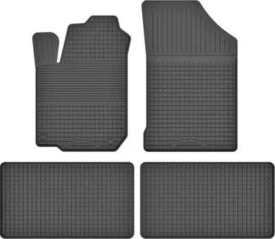 Image de Tapis de sol en caoutchouc, lot de 4, universels pour : Volkswagen Sharan I Monospace (1995-2010)