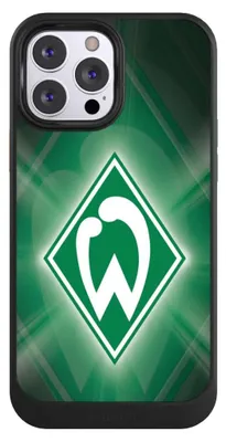 Produktbild von NIVOCASE Hülle für Apple iPhone 13 Pro Max  Handyhülle NIVOcore Case Schwarz Offizielles Lizenzprodukt SV Werder Bremen Wappen