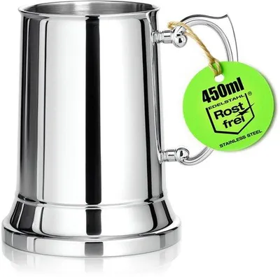 Immagine prodotto di Tazza termica in acciaio inossidabile, robusta, da 450 ml, priva di BPA, ideale per campeggio e festival