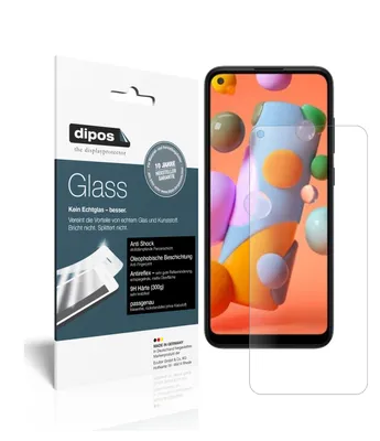 Produktbild von 1x Schutzfolie für Samsung Galaxy A12 matt - Anti-Shock 9H Folie dipos Glass Kunststoffglas
