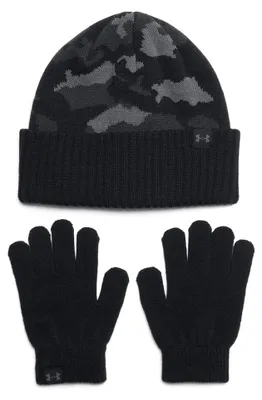 Image de Under Armour B Beanie/Glove Combo - black, Taille:-