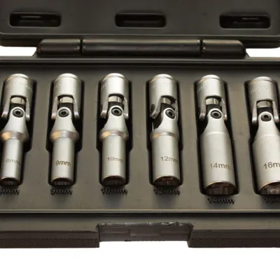 Immagine prodotto di Set Chiavi Candelette Snodate 3/8", 8-16mm con Custodia