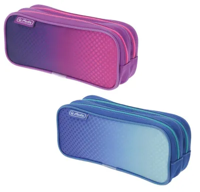 Produktbild von Herlitz 50046454, Weiches Federmäppchen, Polyester, Gemischte Farben, Einfarbig, Drinnen, Junge/Mädchen