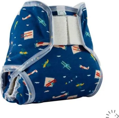 Produktbild von Popolini Überhose PopoWrap Blue Planes Windelüberhose L 9-15 kg