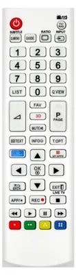 Produktbild von Ersatz TV Fernbedienung für   LG  AKB74475404