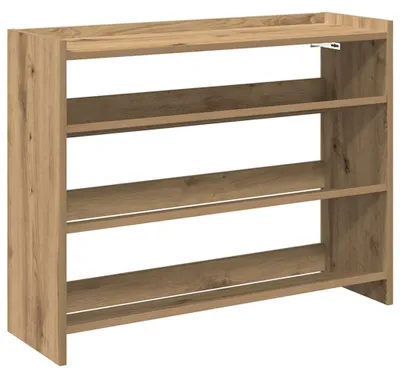 Image de vidaXL Étagère à chaussures Artisan-Chêne 80x25x62 cm Bois composite