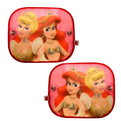 Produktbild von 2 Disney Princess Auto Sonnenschutz Kinder Seitenschutz Prinzessin Neu