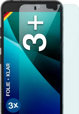 Produktbild von moex® 3x Schutzfolie kompatibel mit Fairphone 3 Plus - Displayschutzfolie dünn Folie, Klar