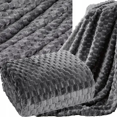 Obrázek produktu pro Eurofirany Deka FLANO 70x160 cm 3D efekt šedá