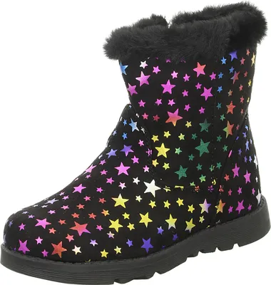 Produktbild von girlZ onlY Mädchen-Stiefelette Schwarz-Bunt, Farbe:schwarz, EU Größe:33