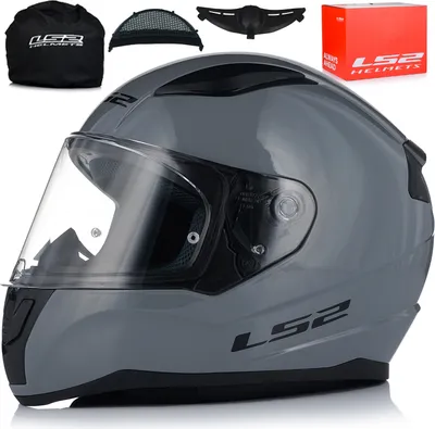 Obrázek produktu pro Celoobličejová přilba na moped | LS2 FF353 RAPID II | Motocyklová přilba | Certifikát ECE 22.06 | Motocyklové Integrální helma | S (55-56cm)
