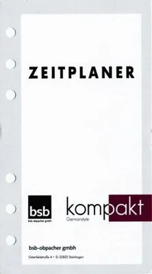 Produktbild von BSB 02-0047 Ersatzeinlage Manager A5 komplett Jahres-Set