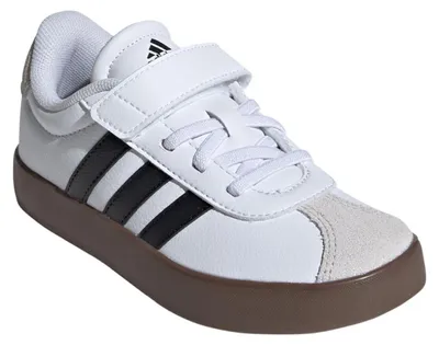 Produktbild von Adidas - Kinder Sneaker "VL Court 3.0", Wildleder PP6002 (27,5 EU) (Weiß/Schwarz)