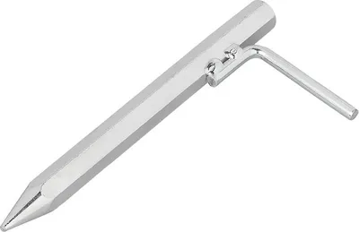 Produktbild von Bodenanker 20 cm aus verzinktem Stahl mit L-Haken